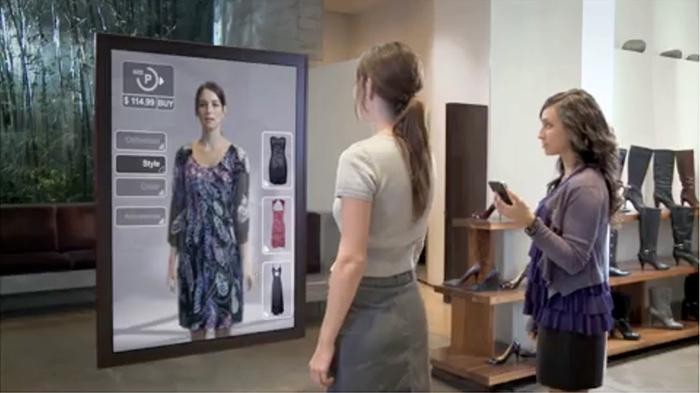 Ілюстрація. Компанія Amazon запатентувала технологію дзеркала, за допомогою якого можна віртуально приміряти речі