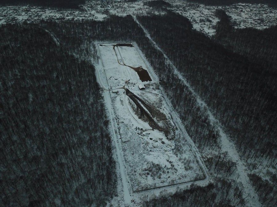 Полігон з висоти пташиного польоту виглядає впорядкованим | Фото: Володимир Микитин