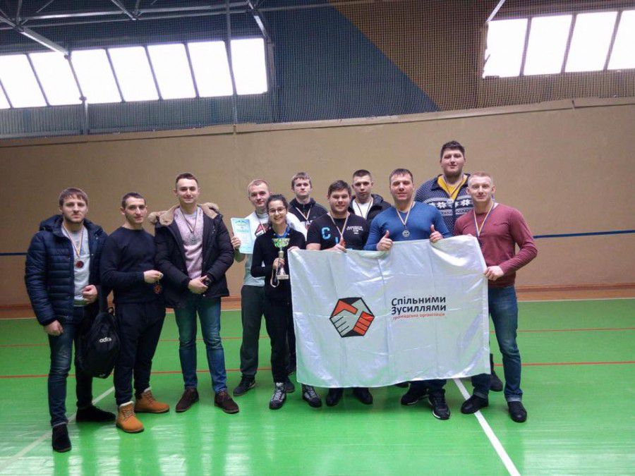 Другий рік поспіль громадська організація &laquo;Спільними Зусиллями&raquo; стає переможцем спартакіади серед молодіжних