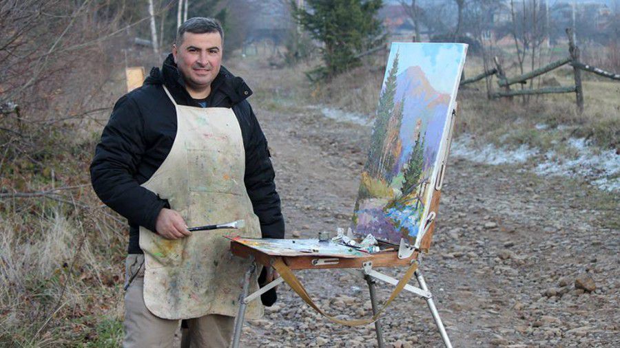 Ілюстрація.  Микола Яцурак представив персональну виставку