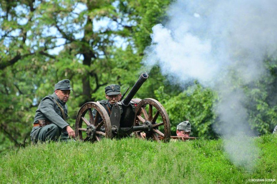 Січові Стрільці дали бій у міському парку Івано-Франківська
