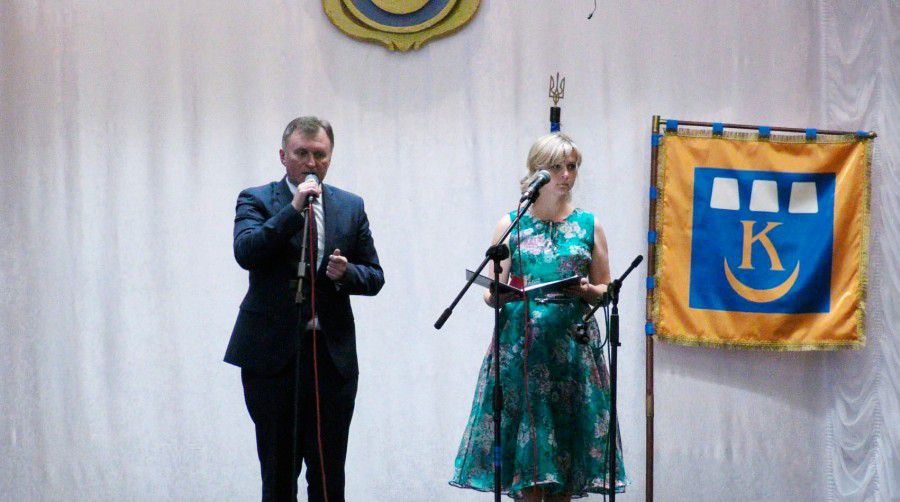 Під час святкових зборів відбулося нагородження Почесних громадян міста Калуша