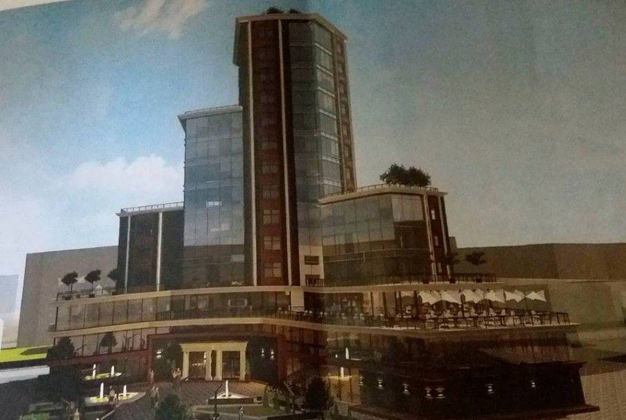 Ось так виглядає ескіз майбутньої будівлі, в будівництво якої власник готовий інвестувати кошти