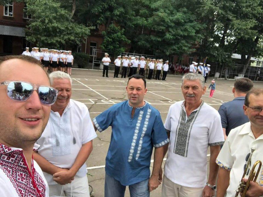 Калушани відзначили в Очакові День Військово-морських сил | Фото: Володимир Микитин