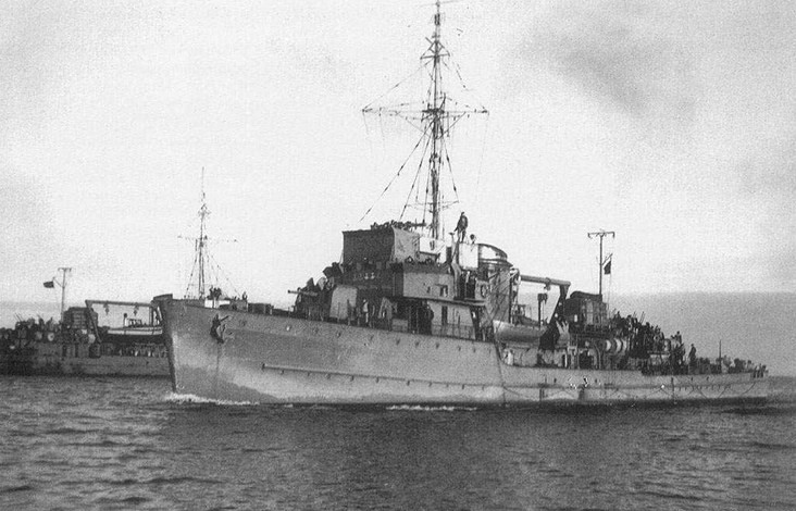 Фото німецького мінного тральщика | Фото: http://navyworld.narod.ru/m5.htm#M-35