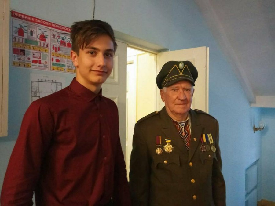 92-річний Степан Петраш презентував калушанам книгу спогадів | Фото: Наталія Анікіна