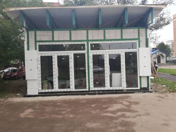 При встановленні тимчасової споруди підприємець не дотримала умов комерційного конкурсу | Фото: kalushcity.if.ua