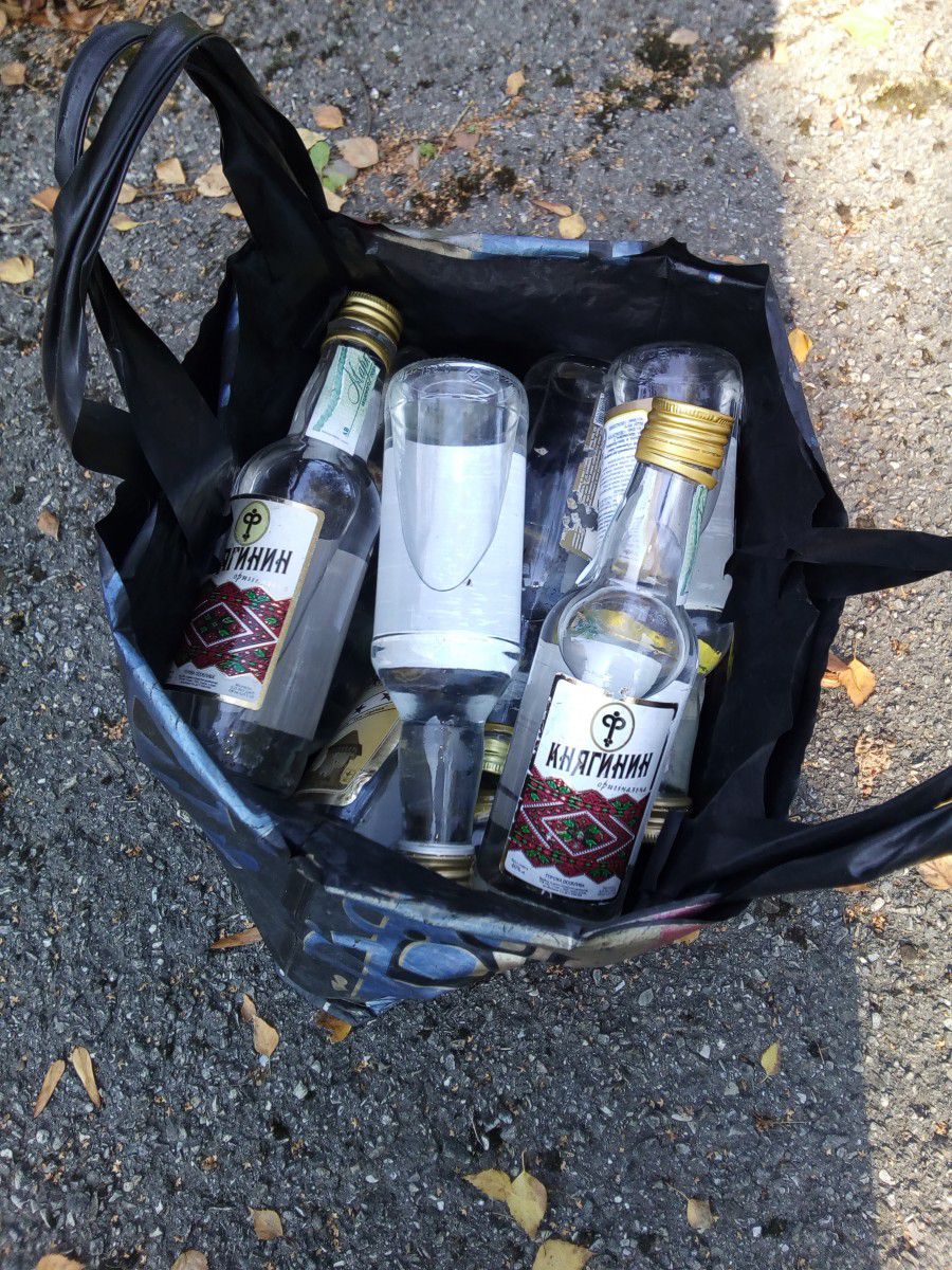 Загалом працівники "Міської варти" знищили майже вісім літрів сурогату | Фото: kalushcity.if.ua