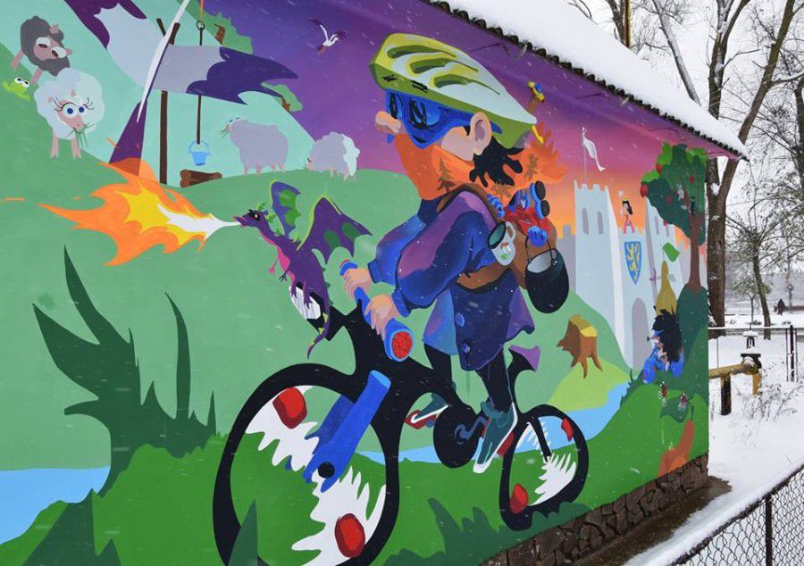 В Івано-Франківську відкрили новий мурал