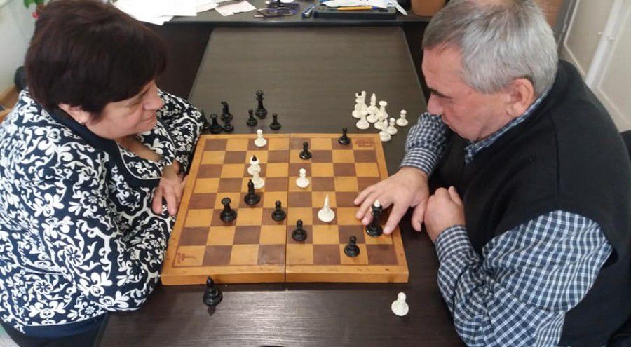 Участь у шахово-шашковому турнірі взяли калушани з вадами зору