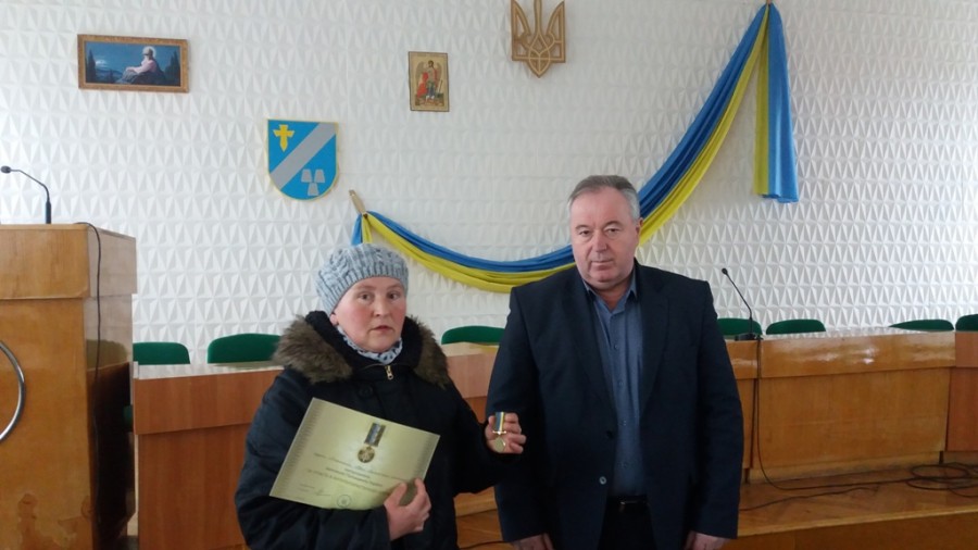 Нагороду за сина посмертно отримала мама Павла Ліщинського з Хотіня