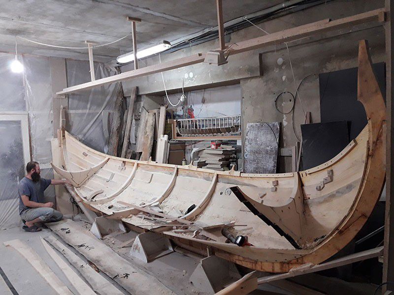 Ентузіасти також планують відтворити ще корабель вікінгів | Фото: ТРК "Вежа"