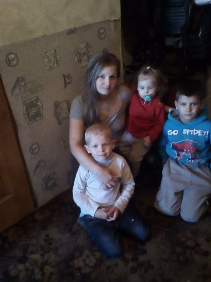 Тетяна з дітьми знайшла тимчасовий притулок в однокімнатній квартирі на 30 кв. метрів у Калуші