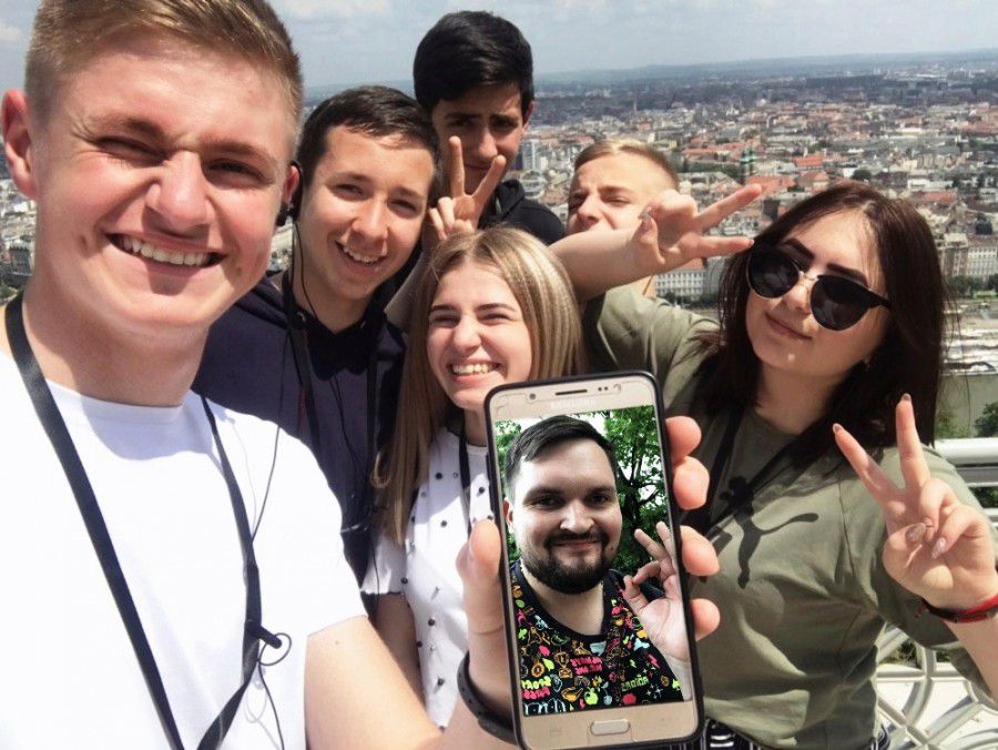 Калуська юнь побувала на горі Геллерт