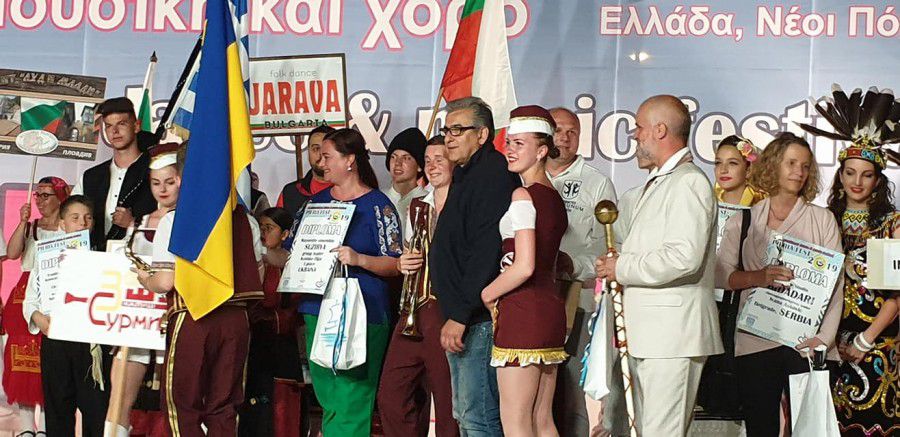 Мить нагородження переможців із Калуша