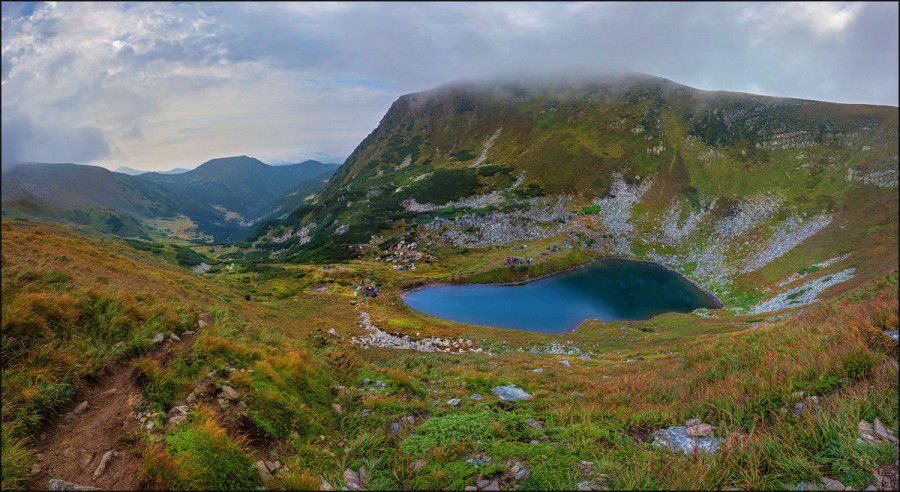 Ілюстрація. Бребенескул &mdash; найвисокогірніше озеро України