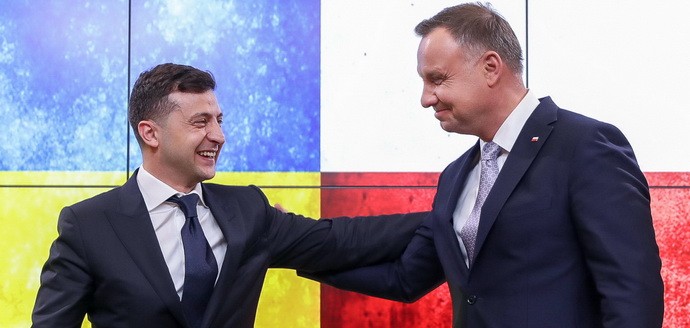 Зеленський знову проведе переговори з польським президентом Анджеєм Дудою. | Фото: пресслужба президента Польщі