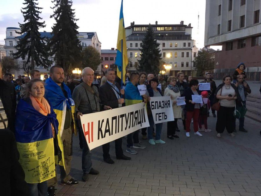 Ветерани війни на Донбасі вимагають закріплення на законодавчому рівні заборони впровадження амністії для бойовиків так 