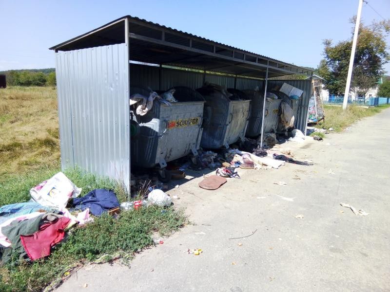 Ілюстрація. Калушани викидають сміття, не сортуюючи його