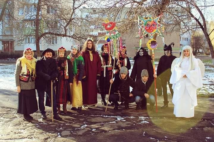 У вертепному дійстві взяли участь 12 людей | Фото: Наталія Батіг, Прикарпаття онлайн