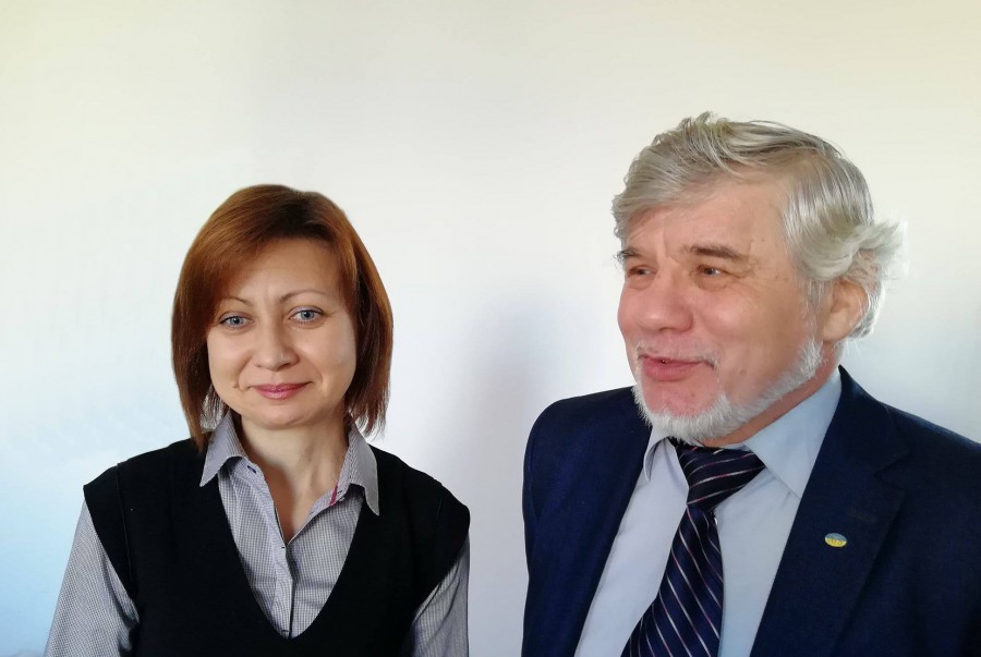 Науковці ПНУ імені Василя Стефаника Ольга Хацевич та Сергій Курта &mdash; калушани