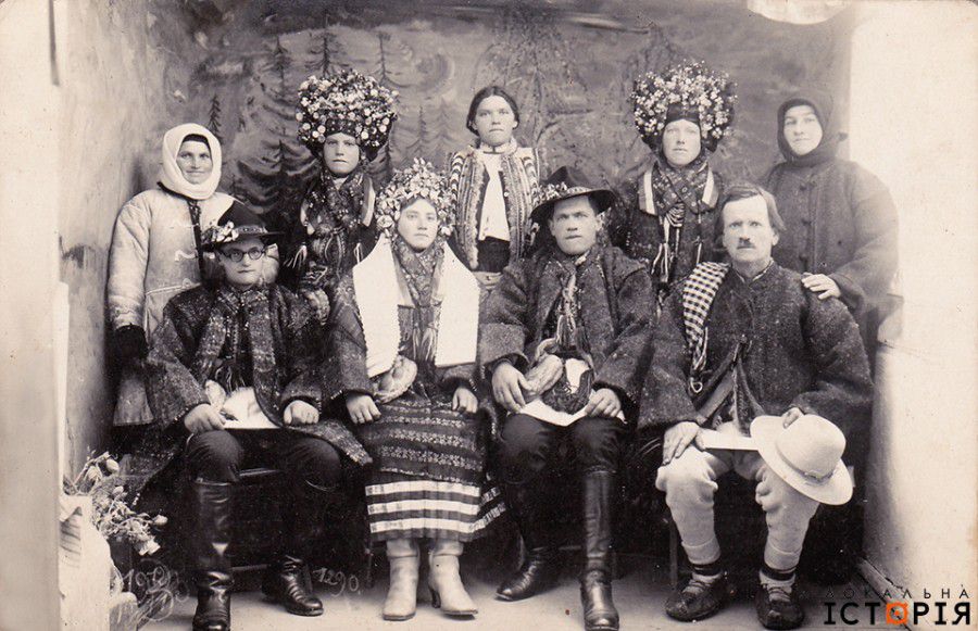 Весілля в м. Печеніжин Коломийського п-ту Станіславівського в-ва, 1930-ті рр