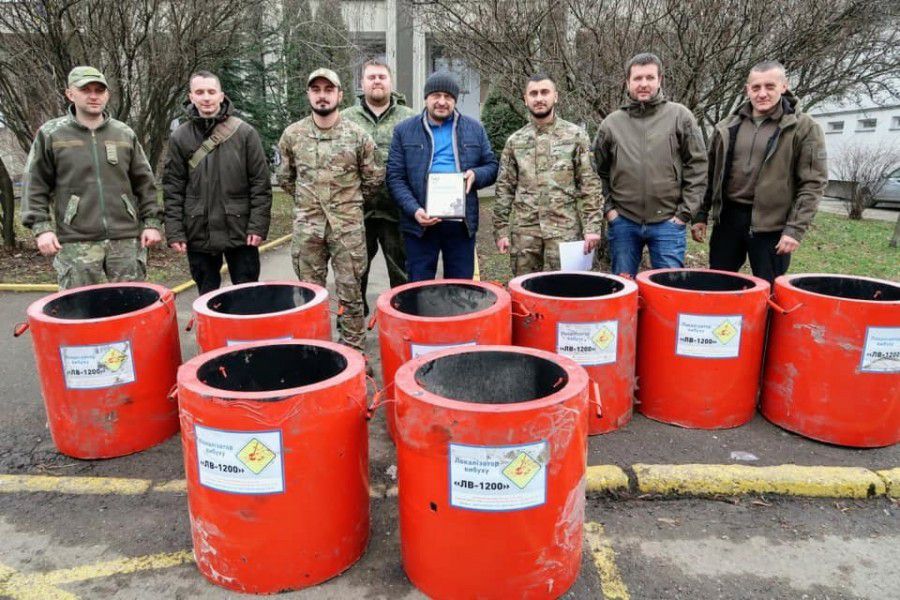 Обладнання отримали працівники вибухотехнічної служби Головного управління Національної поліції в Івано-Франківській обл