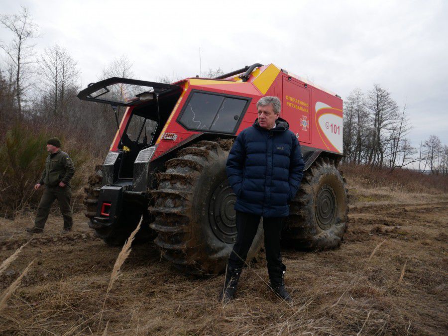 За випробуваннями спостерігав ректор ПНУ імені Василя Стефаника Ігор Цепенда, адже виш спільно з Варшавським університет