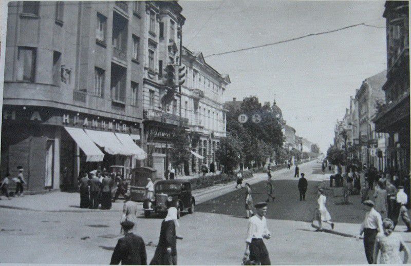 Вулиця Радянська (Незалежності), 1948 рік | Фото: З фондів Державного архіву Івано-Франківської області
