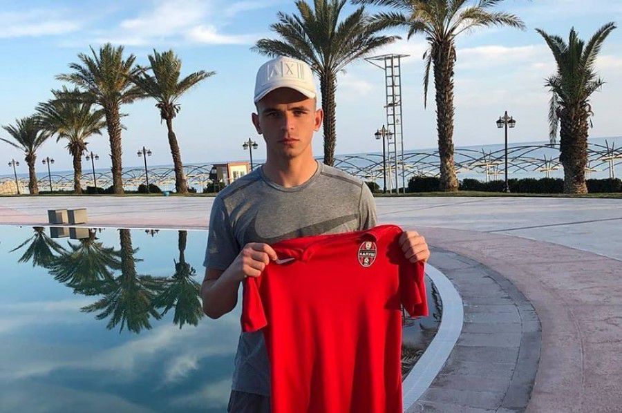 Новачок ФК "Калуш" Андрій Понєдєльнік 