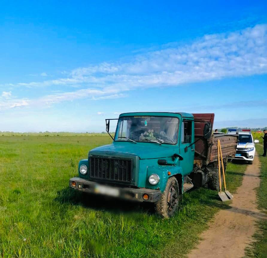 Водій не мав документів для видобування і перевезення суміші