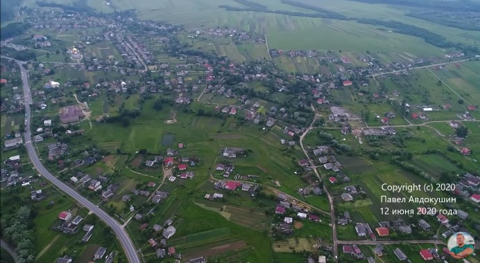 Краєвиди села Боднарів. Фото-скрін із відео