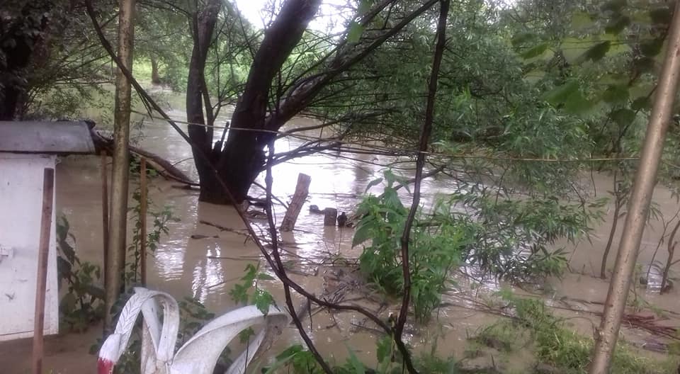 Так у Підгірках затопило вулицю Новацька. Фото: Наталія Потапова