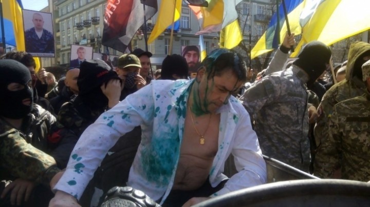 Активісти вимагали, щоб Василь Кавацюк написав заяву про звільнення