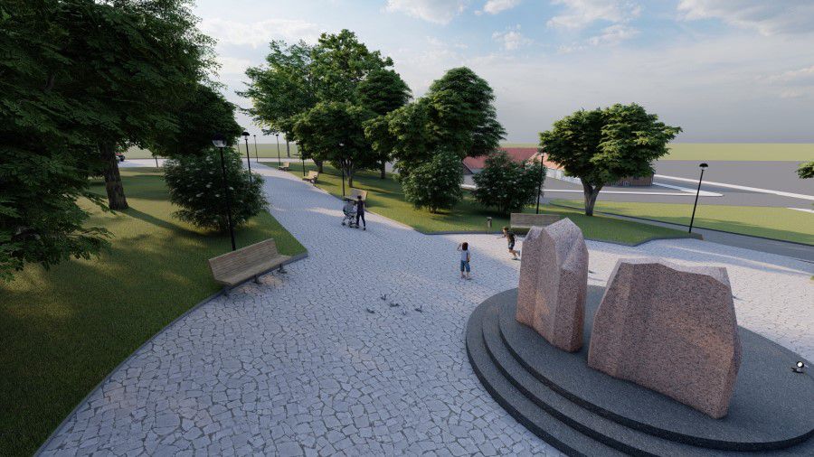 Так може виглядати Сквер Військових Ветеранів