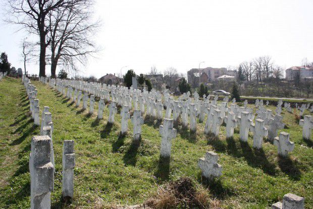 Військове поховання Першої світової війни на старому цвинтарі Калуша