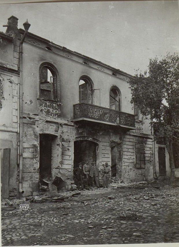 Зруйнований у Першу світову війну Калуш