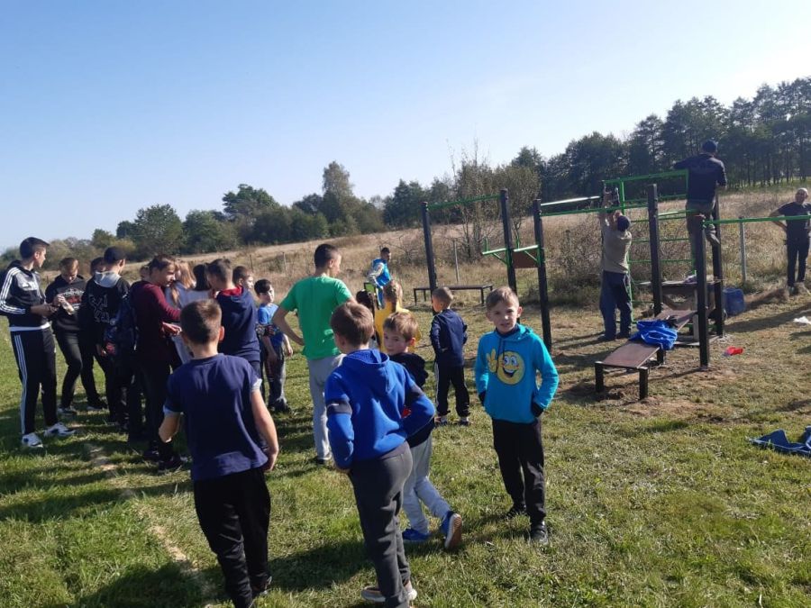 Цього року на Калущині для дітей спорудили кілька спортмайданчиків