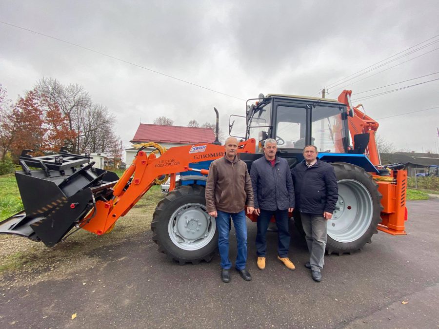Отримана техніка буде служити для обслуговування та ремонту вулиць всієї територіальної громади