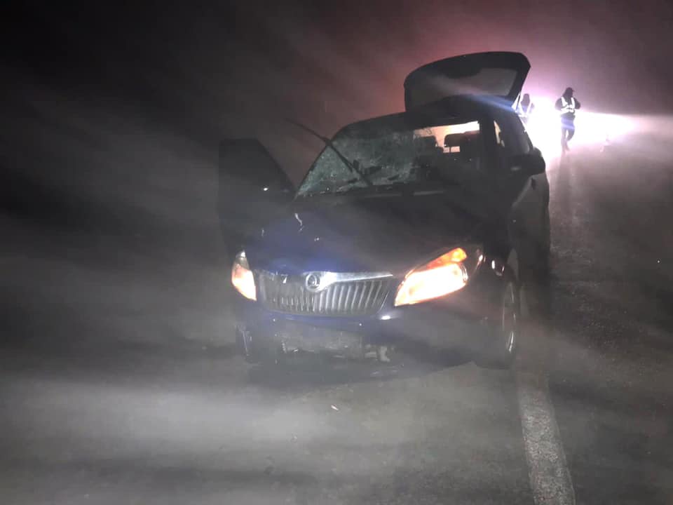 Водій автомобіля Skoda Fabia здійснив наїзд на пішохода в умовах недостатньої видимості 