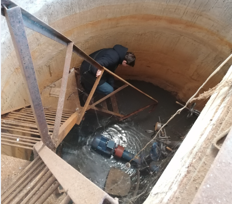 Андрій Найда обстежив каналізаційно-насосну станцію