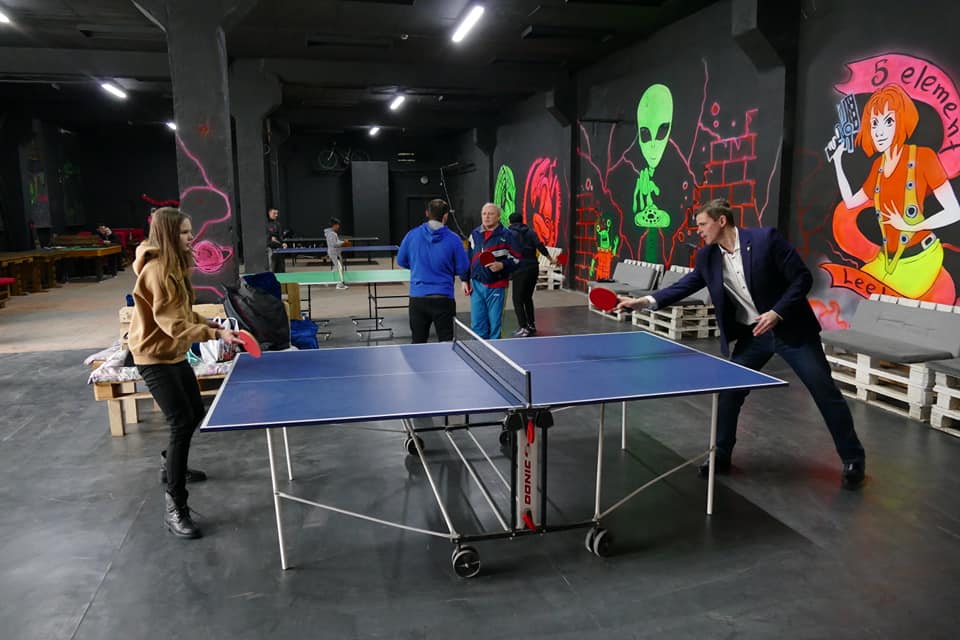 Очільник міста позмагався і зі своєю дочкою. Фото: Тарас Явецький