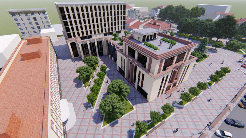 У лютому калушанам презентували ескіз ревіталізації площі Героїв