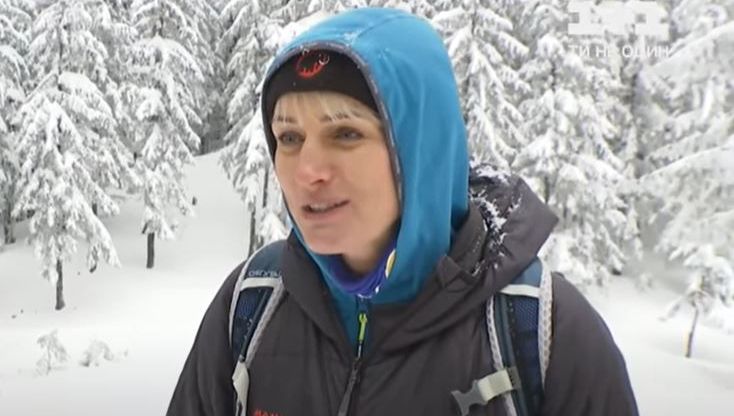 Свої тренування дівчина проводить в Карпатах