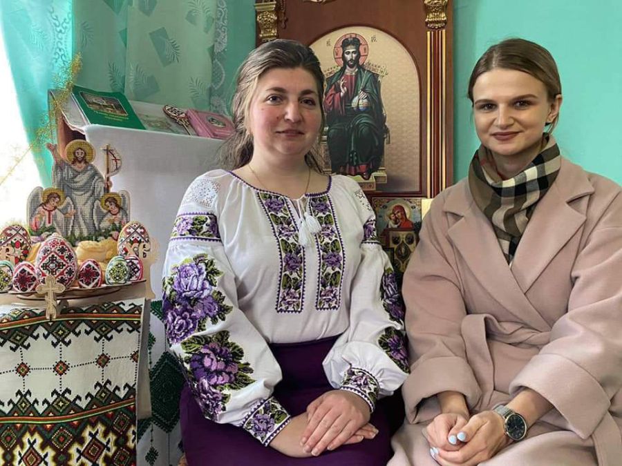 "Вікна" в гостях у Надії Руско (зліва) 