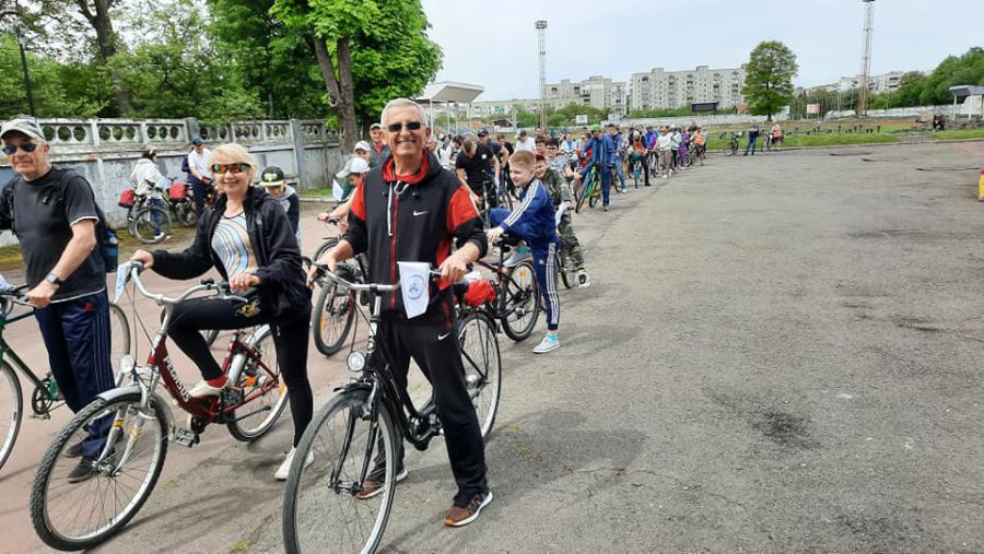 Участь у велопробігу від центру "Спорт для всіх" взяли 118 учасників