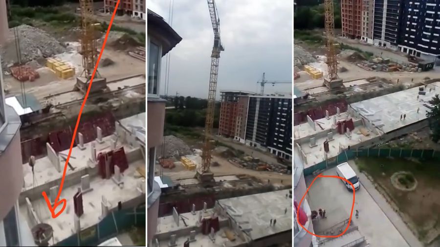 Дитину врятували за допомогою туфельки (баді) та баштового крану