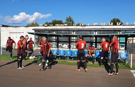 Ветерани ФК "Калуш" вибороли перемогу з рахунком 0:1.