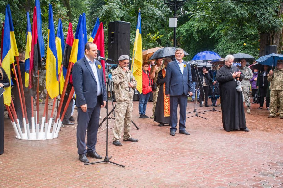 Відкриття пам'ятнику відбулось 29-го серпня.