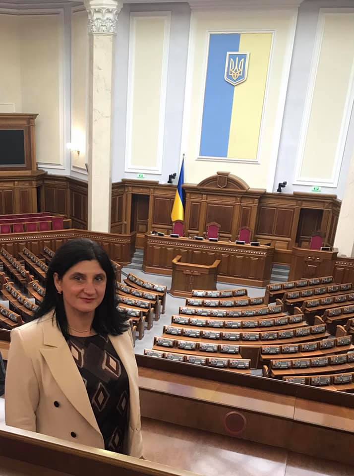 Ірина Тужилів у стінах Верховної Раи України. Фото: Оксана Савчук